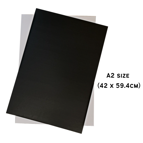 Black Mounting Board (A2 Size) 50pcs